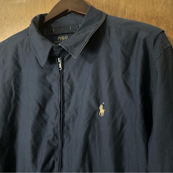 Polo Ralph Lauren Classic Navy Bi-Swing Zip Jacket Size XL Preppy Sporty - Picture 9 of 16